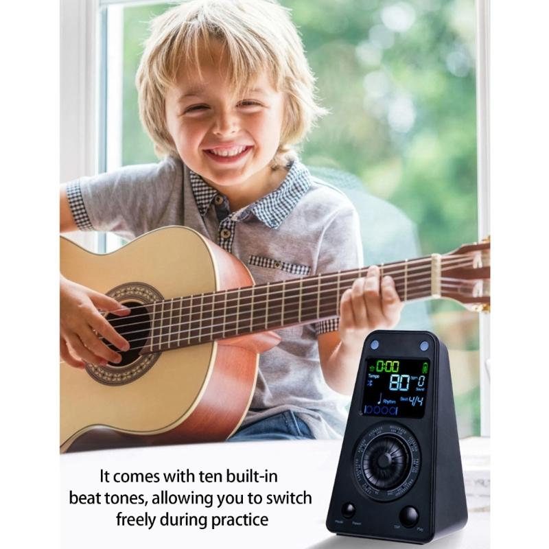 Rhythm Training Metronome Rechargeable Battery Beat Trainer Metronome Exercise Metronome Device Quiet Training Accessory