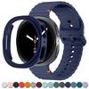 NEW PC Case+Silicone Band for Samsung Galaxy Watch 8 40mm 44mm Bracelet Hollowed Protector Cover For Galaxy Watch 8 Accessories