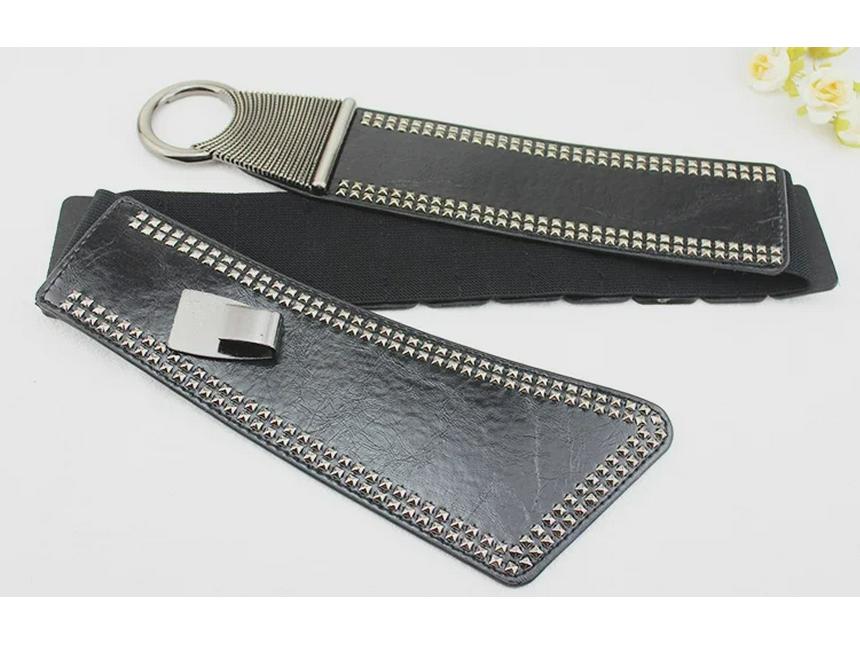 Fashionable Korean-Style Women's Waist Belt - Versatile, Decorative, and Wide, Perfect with Skirts.