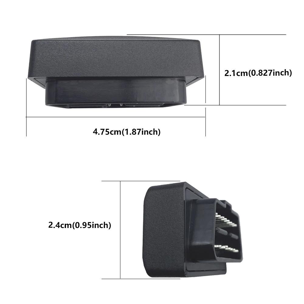 Mini OBD GPS Tracker For Apple With Find My App Car Anti Loss Device Real Time Location GPS Locator Plug In Version Lifetime Free System