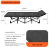 Portable Folding Single Bed for Office, Camping, or Outdoor Use
