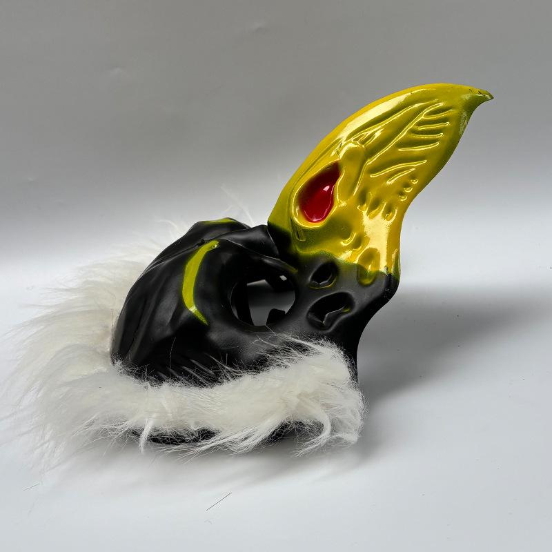 New Halloween Bird Beak Mask, Long Nose Eagle Mask Cosplay Costume Party Dress Up Prop