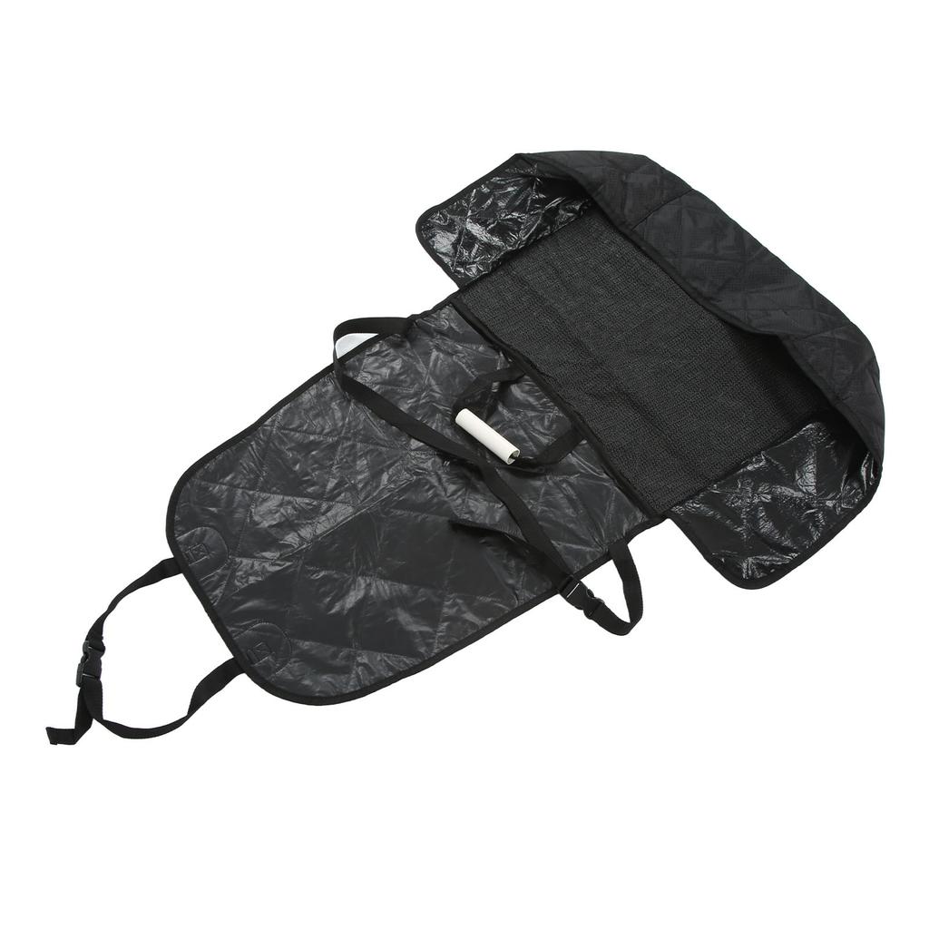 Car Seat Cover Waterproof Scratchproof Against Dirt Front Seat Pet Cover with Strap Buckle for Automotive