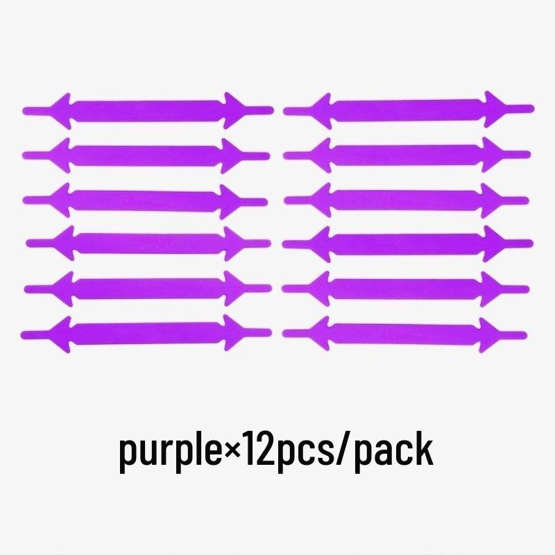 Silicone No-Tie Elastic Shoelaces for Casual Sneakers & Canvas Shoes