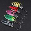 5 Pcs/Set 1.5G 2.5G 3.5G 5G Weight Spoon Fishing Lure Small Stream Lure  Trout Fishing
