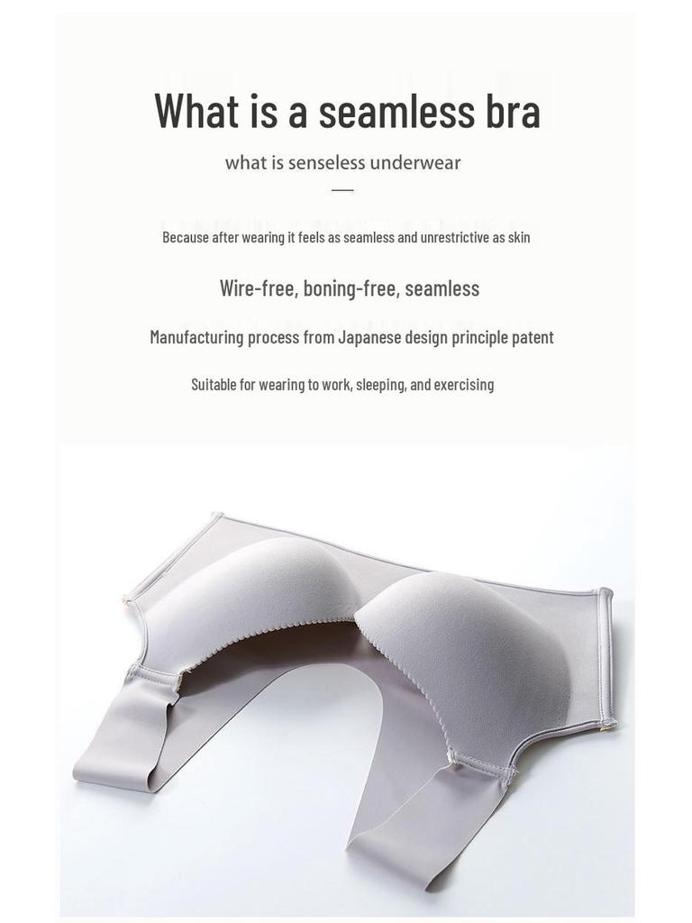 Ultra-Thin Seamless Plus Size Bra for Full Coverage & Anti-Sagging