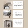 Punch-free Socket Dust Cover with Storage Rack Kitchen Plug Storage Cartoon Waterproof Box