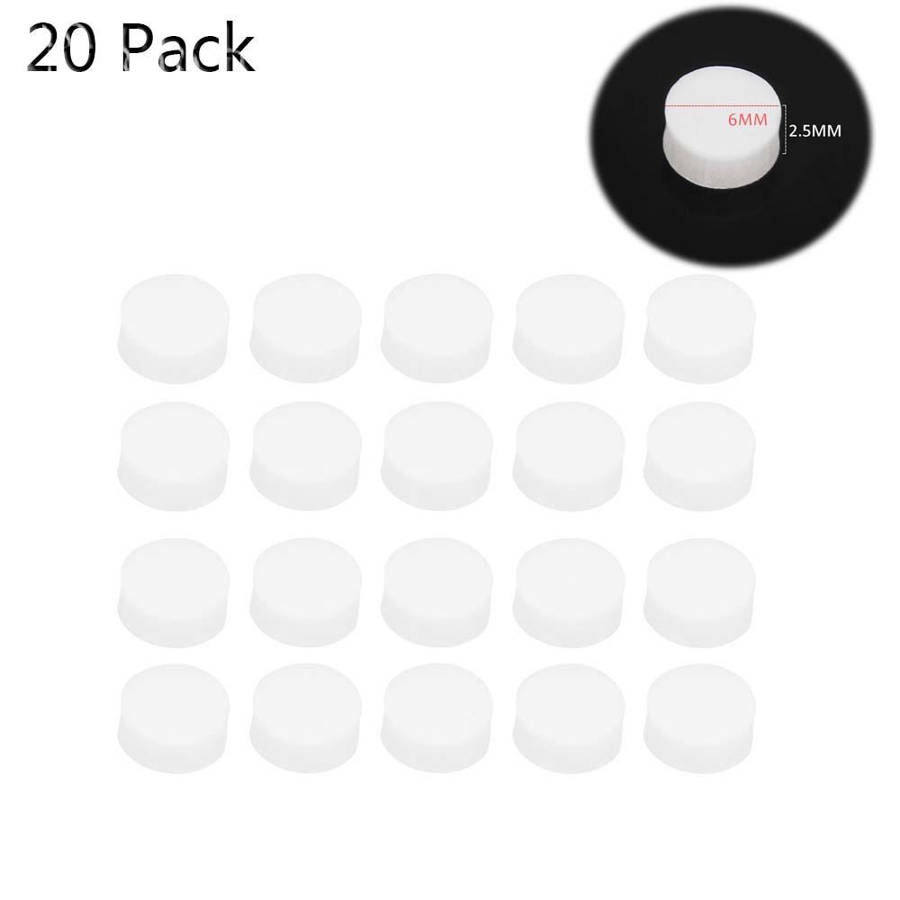 20 Guitar Fretboard White Mother-of-pearl Polka Dots with Punctuation Dots 6mm/3mm/6.3mm