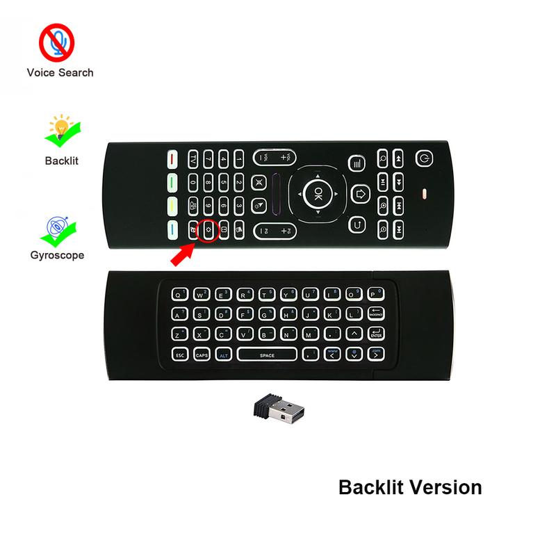 Intelligent Voice Remote Control 2.4G Air Infrared Learning For Android/Mac OS/Linux/Windows Android TV Box X96/X96