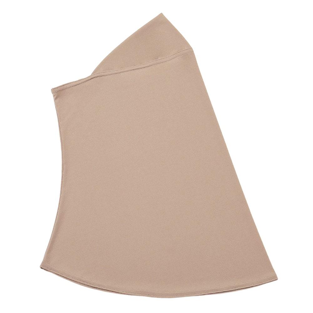 Stretch Fabric Hijab Cap Pull-On Slip-On Headscarf New Neck Cover Outdoor