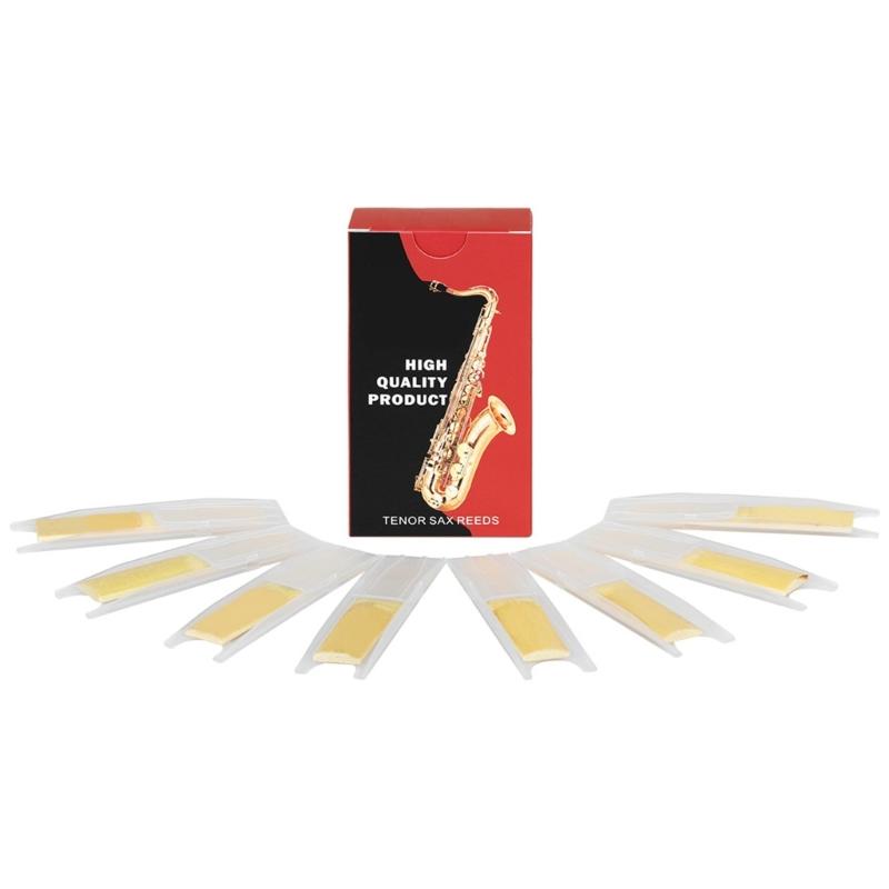 

8Pcs Tenors Saxophone Mouthpiece Reed Strength 2.5 Saxophone Reed Sax Instrument Reed Woodwind Instrument Parts 1