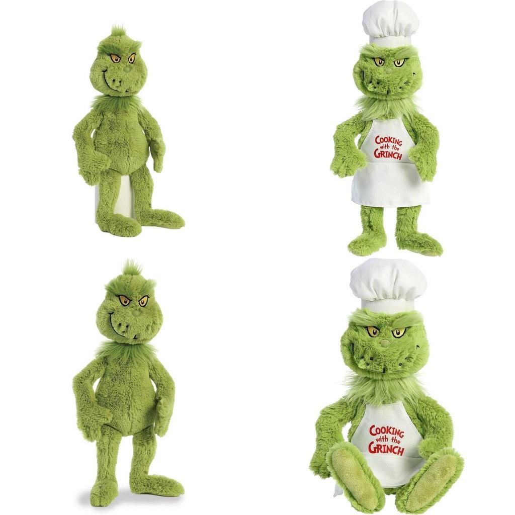 Grinch Crăciun Bucătari Costumează Jucării de Pluș Păpuși Umplute Cadou pentru Copii Moale Drăgălaș