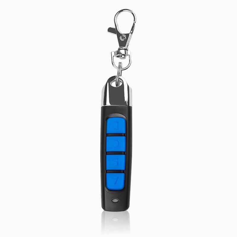 433MHz 4CH Remote Control Car Key Garage Door Gate Opener Remote Control Duplicator Clone Cloning Code 4-Button Transmitter