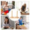 Yarn Holder Embroidery Thread Dispenser Double Bearing Wooden Yarn Holder Stand Storage Craft Tool For Beginners Home Sewing