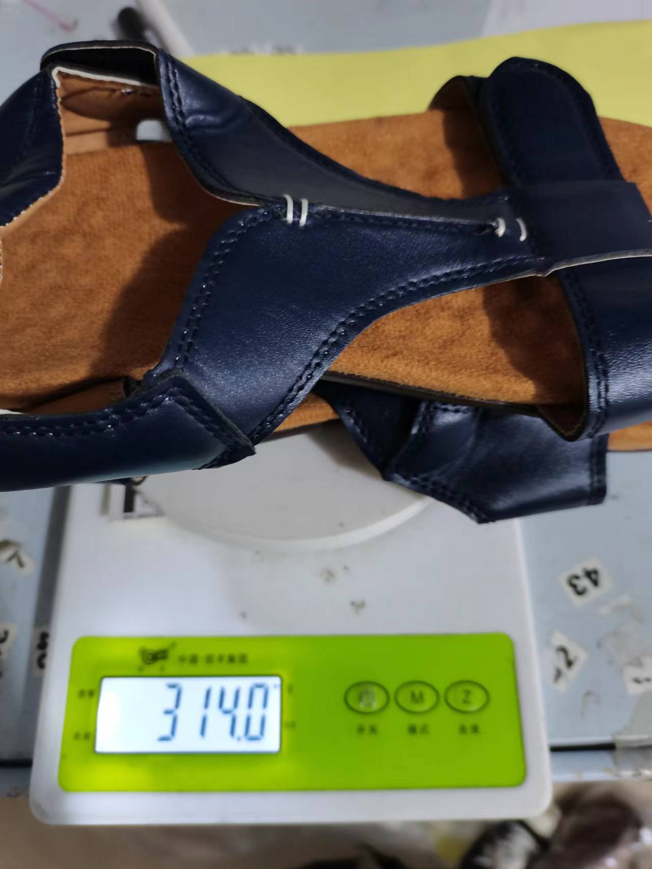 

New spot sandals large size thick-soled wedge heel women s shoes Velcro buckle with fish mouth sandals 43