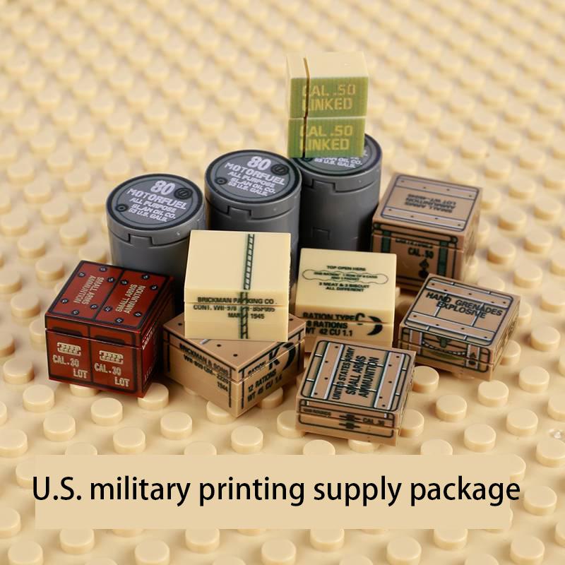 Military Soldier Building Block Figure British US Snow Camouflage Troop MP40 M1A1 Motorcycle Accessories Toys Gift Brick Z02