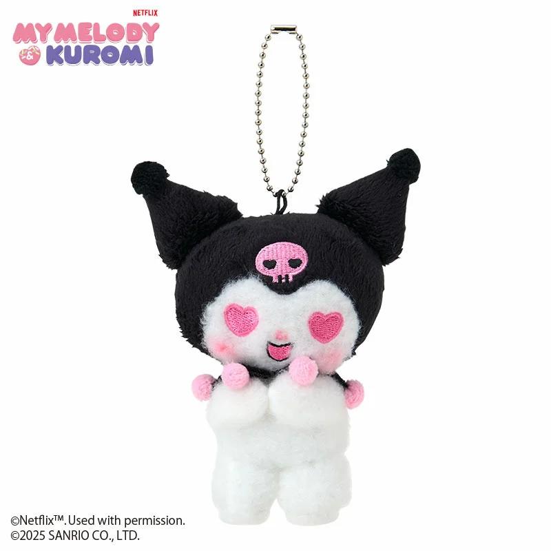 

Держатель для маскота Sanrio KUROMI Сердце ( Оригинальное аниме Netflix My Melody & KUROMI ) NEW