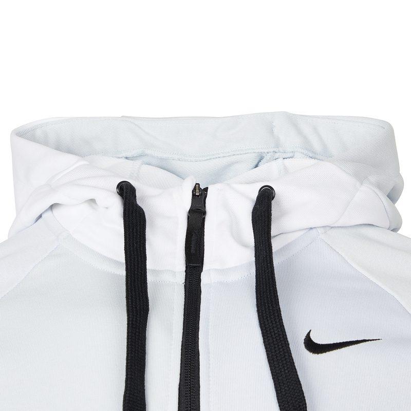 Nike Sweatshirts Men's White Hooded Moderate Cardigan DQ4788-085