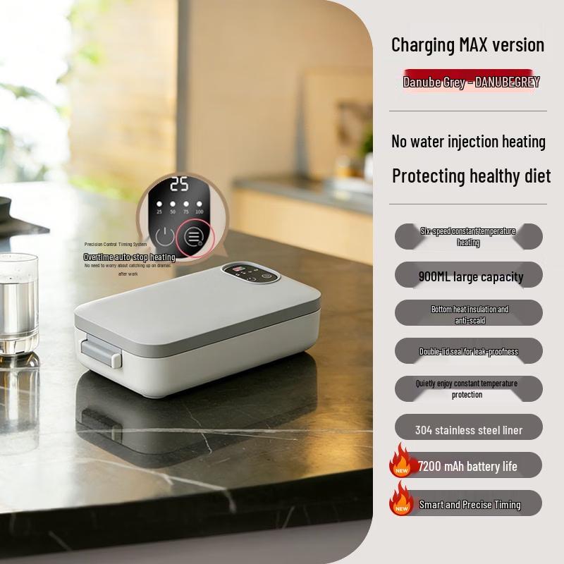 Ruhan Rechargeable Electric Heated Lunch Box