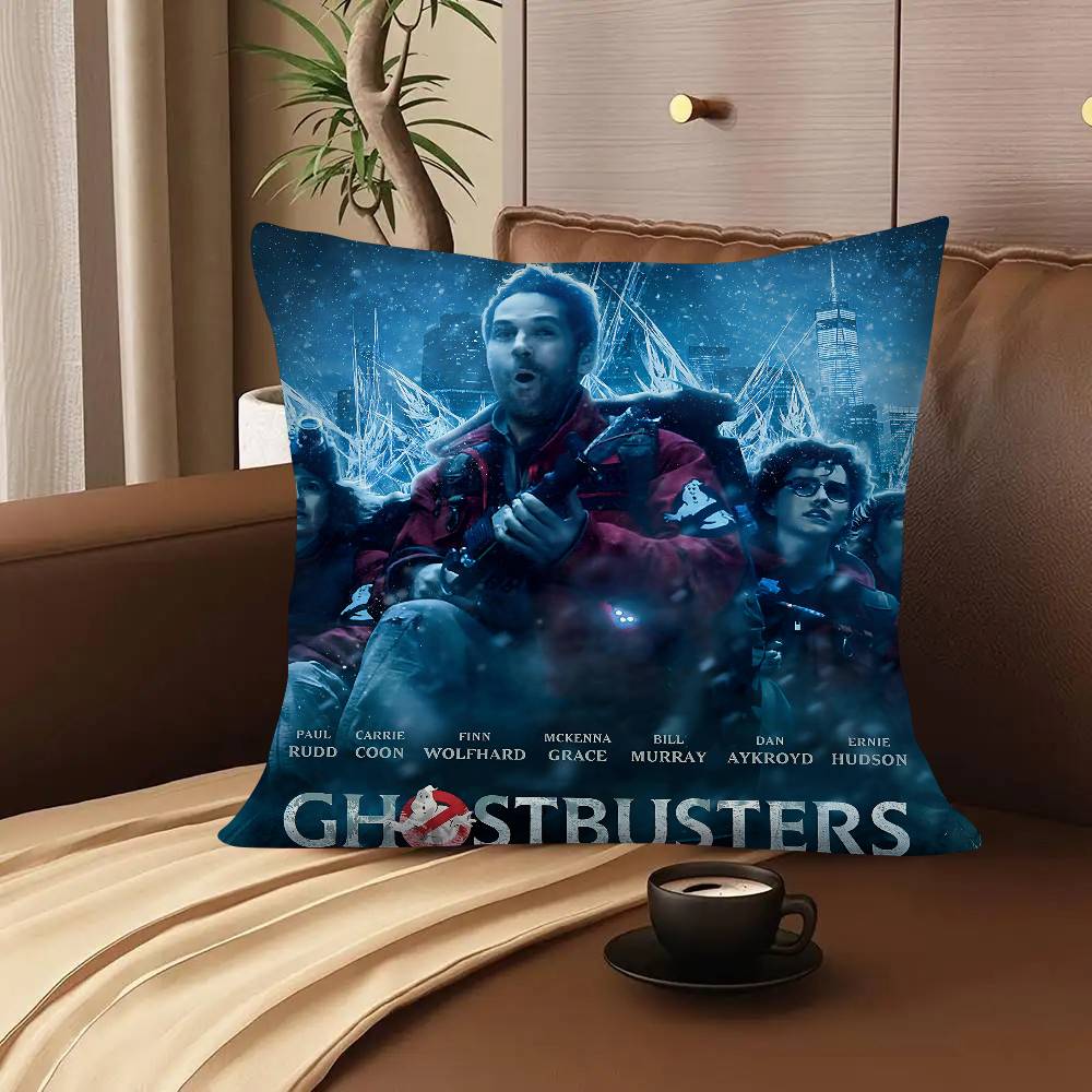 Film Ghostbusters F-Frozen E-Empire 2 Pillow Case Square Pillow Bedroom Sofa Leisure Comfort Cushion Living Room Home Decoration
