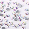Crystal AB Color Rhinestones Hot Fix Glass Flatback Rhinestone for Bling Belt Bikini and Art Decoration