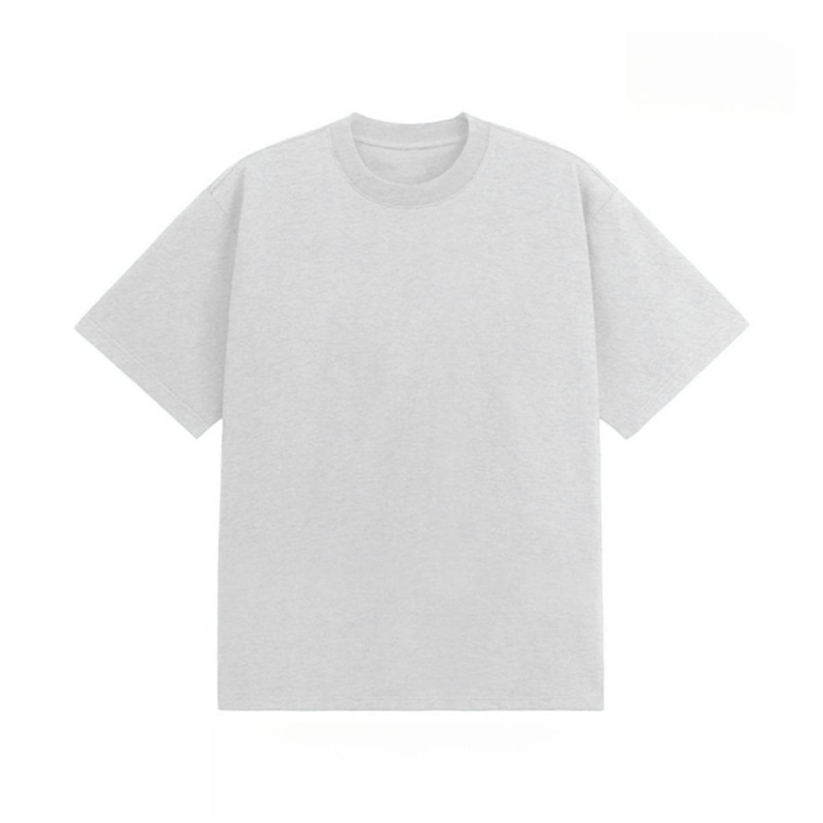 

Унисекс Мягкая Дышащая Свободная Повседневная Футболка - Круглый Вырез, Короткий Рукав, Машинная Стирка Летняя Одежда для Отдыха на Пляже, Моющаяся Классический Универсальный Стиль S светло-серый