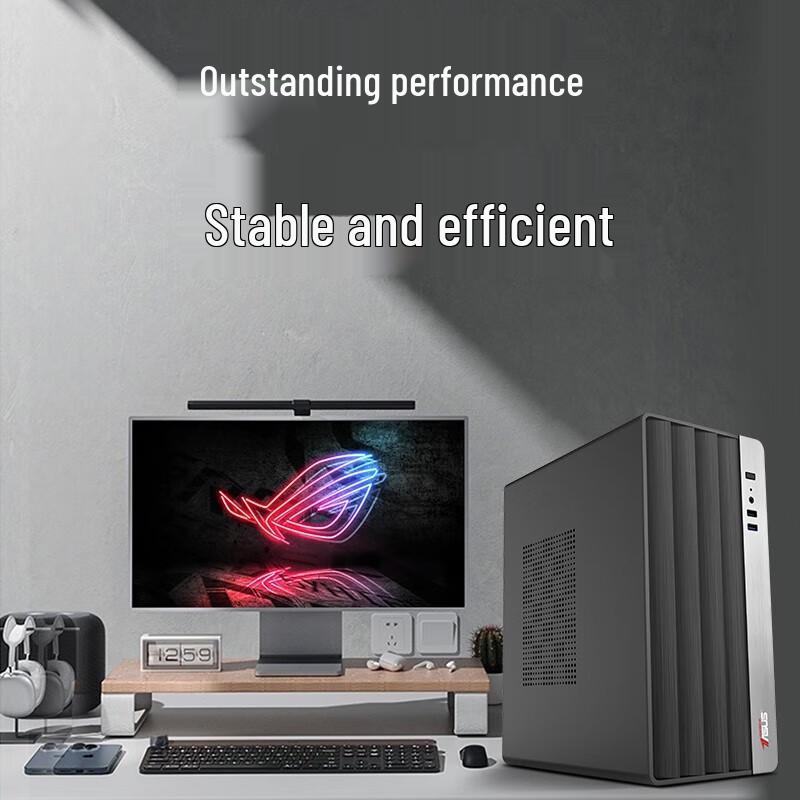 ASUS Intel Core i5-12400 Desktop PC System with 23.8-inch Monitor (CN version)