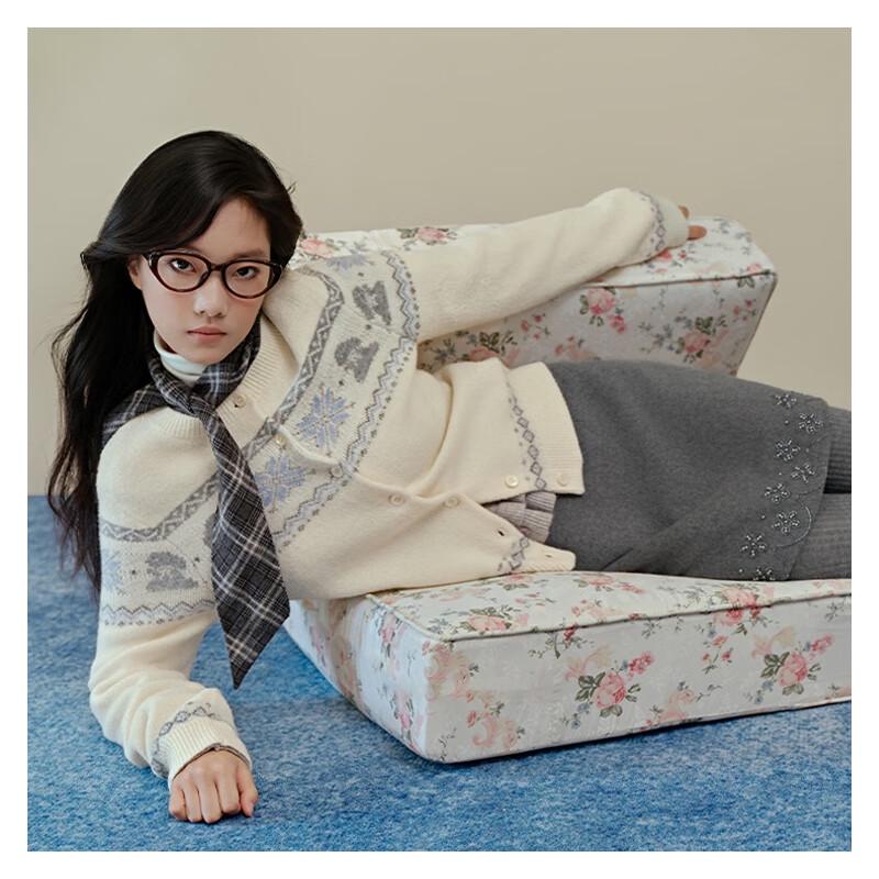 

Ledin Women s Fair Isle Knitted Cardigan L