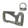 Keychain Carabiner Titanium Alloy Key Ring Key Chain EDC Bottle Opener Metal Fittings Multi-Tool Anti-Loss