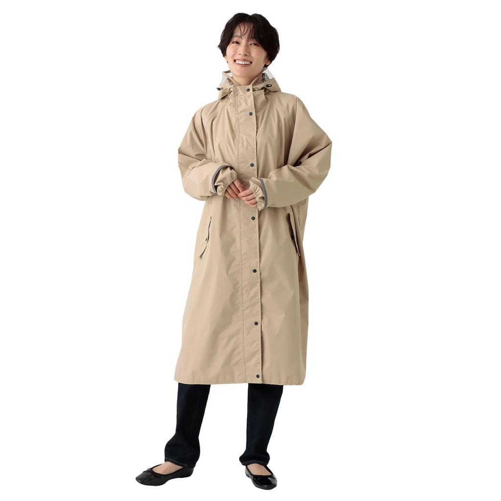 Afternoon Tea Living JK16 Beige Raincoat/Poncho Tent-Line Raincoat,