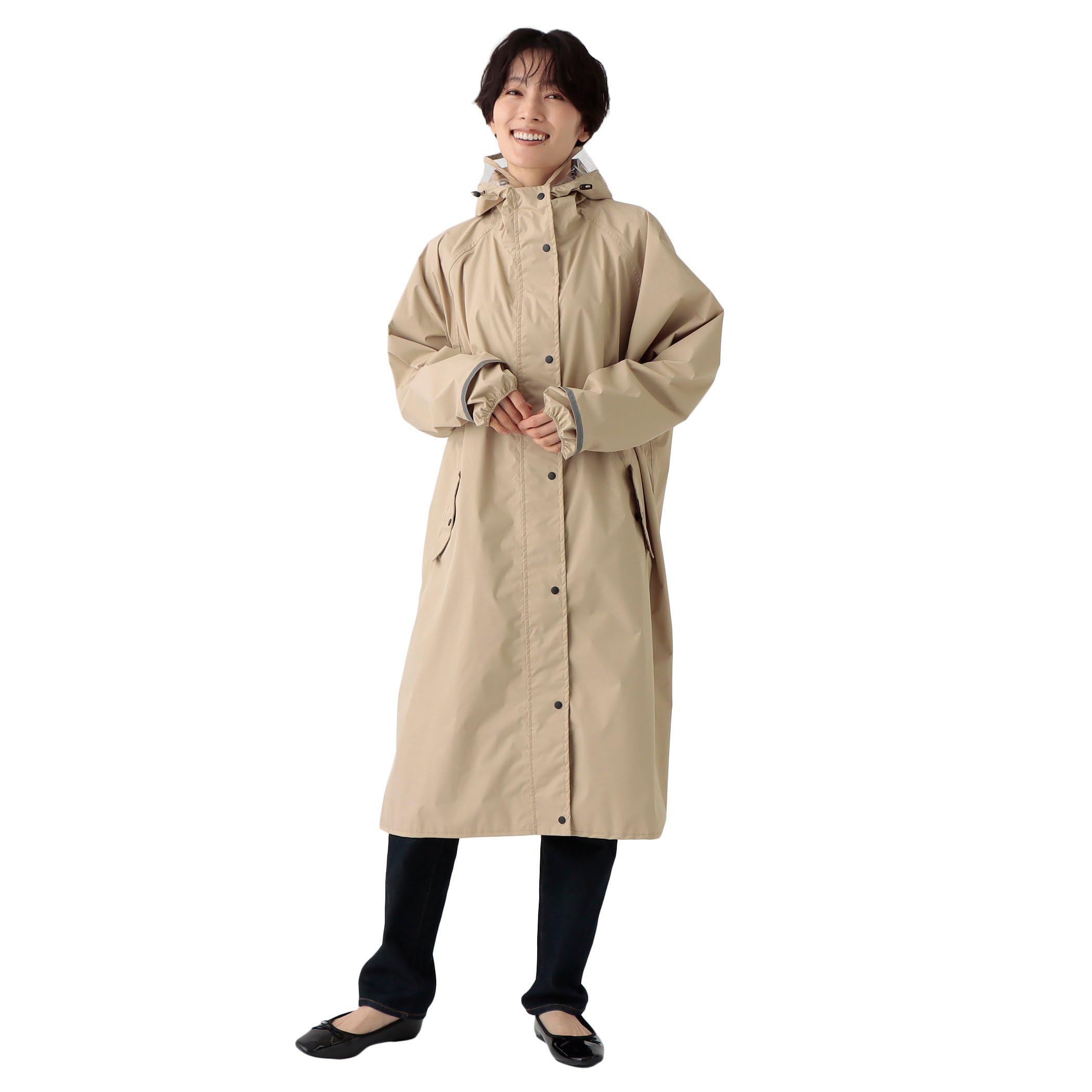 

Afternoon Tea Living JK16 Бежевый плащ/пончо А-силуэта, бежевый