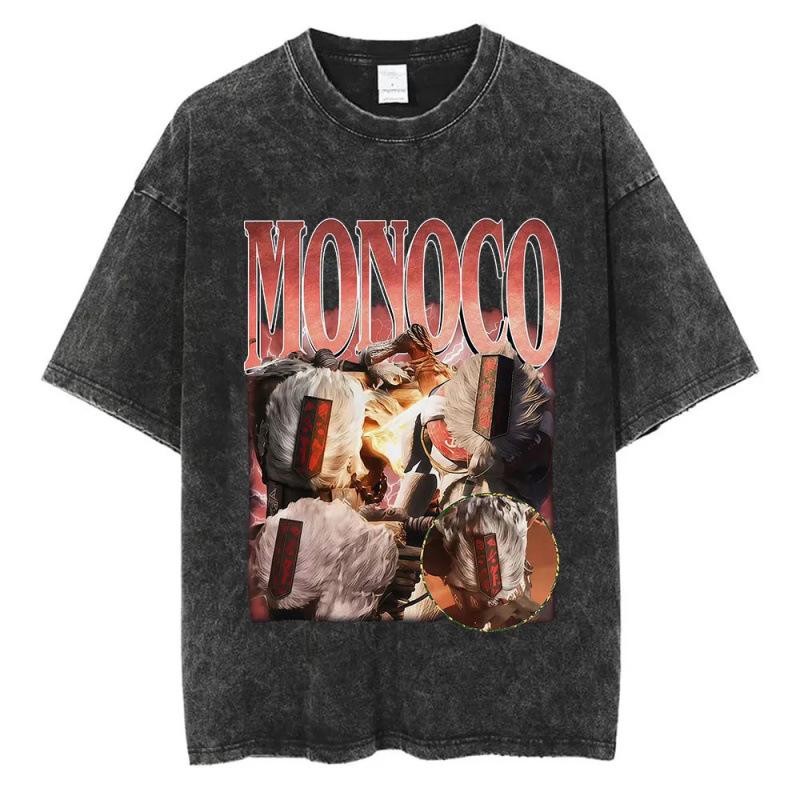 Fashion Personality T-Shirt Game Clair Obscur Expédition 33 Vintage Washed