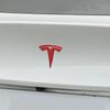 AME1 Car Front Grill Badge Auto Hood Trunk Emblem Sticker Auto Accessories For Tesla Model 3 Y S X 2017-2023 Roadster SpaceX Coil Mod