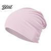 Windproof Spring And Autumn Headwear Slouchy Hip-Hop Hat Solid Color Soft Chemo Headwear Breathable Fabric Sun Protection Hat Lightweight Cancer Cap