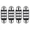 Dshiner T10x36mm/37mm LED Red Room Lamp 9 Rows 2835SMD Festoon C5W 6411 6413