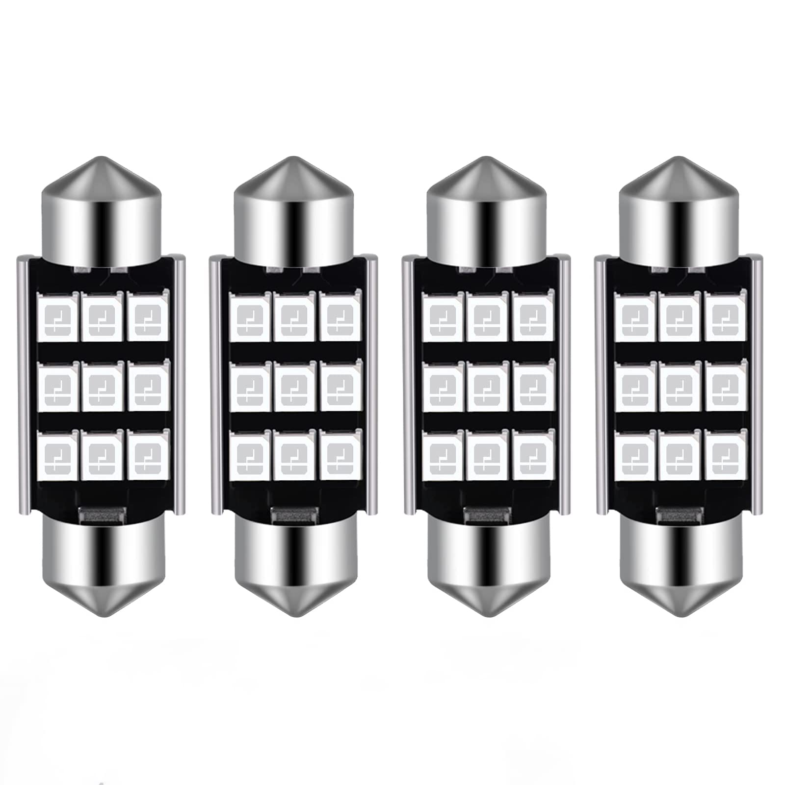 

Dshiner T10x36mm/37mm LED Red Room Lamp 9 Rows 2835SMD Festoon C5W 6411 6413 36/37mm red LED room lamp