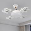 Quiet Adjustable Ceiling Fan with Light LED Remote-Control Fan Light  for Living Room and Bedroom
