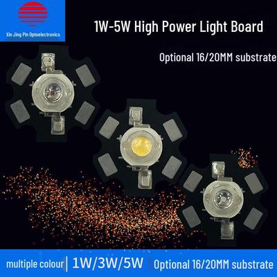 1W3W Yüksek Güçlü LED Lamba Boncukları: 20MM Erik Çiçeği Paneli Üzerinde Alüminyum Altlık ile Beyaz, Sıcak, RGB Işık