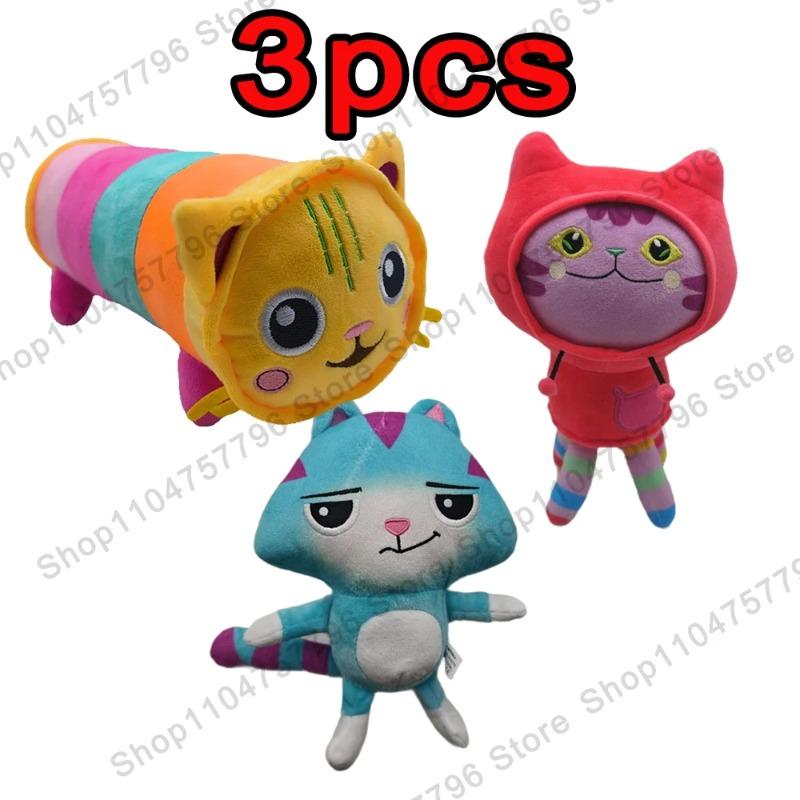2026 New Gabbys Doll House Plush Toy Mercat Cartoon Stuffed Animals Smiling Cat Car Cat Hug Gaby Girl Birthday Gift