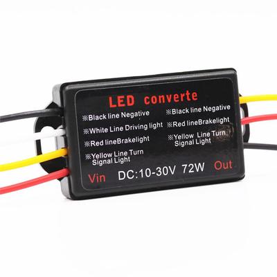 10-30V Contrôleur Stroboscopique Universel pour Voiture Module Clignotant Adaptateur pour LED Feux de Position Latéraux Feux de Frein Feux Arrière Stop Clignotants Feux de Travail 2pcs