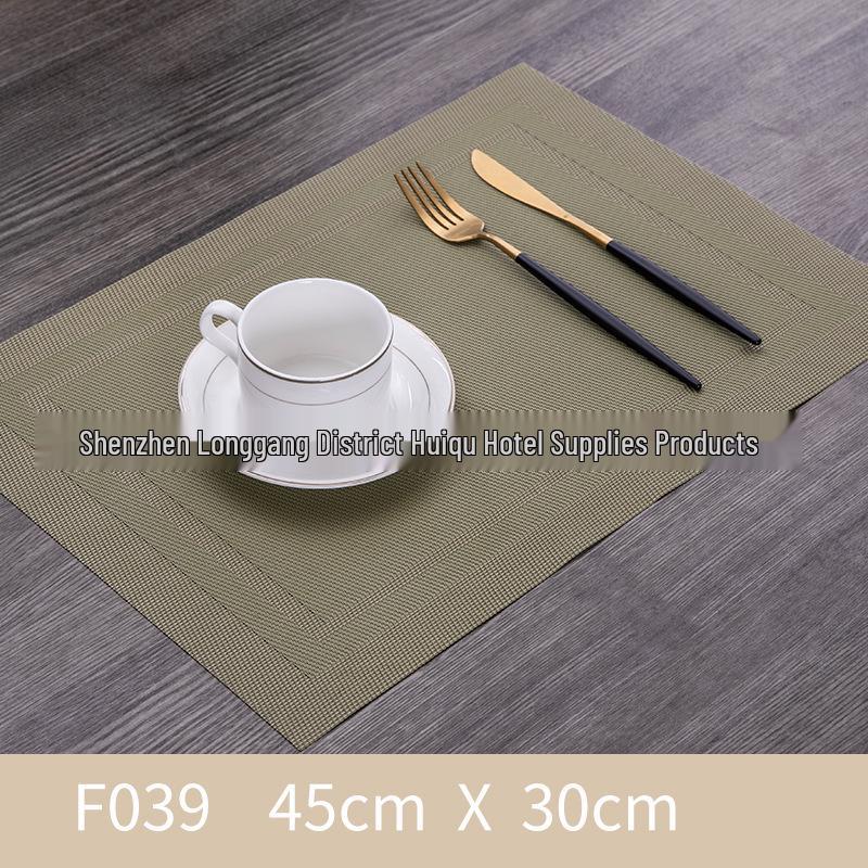 

ПВХ подставка в европейском стиле - Термостойкая, Дизайн с двойной рамкой для западной кухни