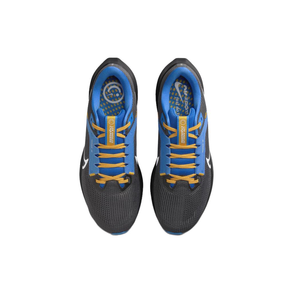 NFL X Nike Air Zoom Pegasus 40 Los Angeles Chargers Men Sneakers Black Anthracite Italy-Blue DZ5948-001