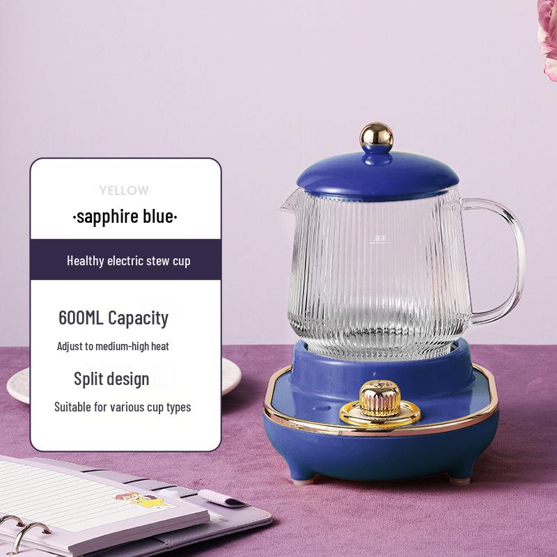 Electric Multifunctional Stew Cup & Kettle: Portable Boiling & Heating for Tea, Bird's Nest, and Health Drinks
