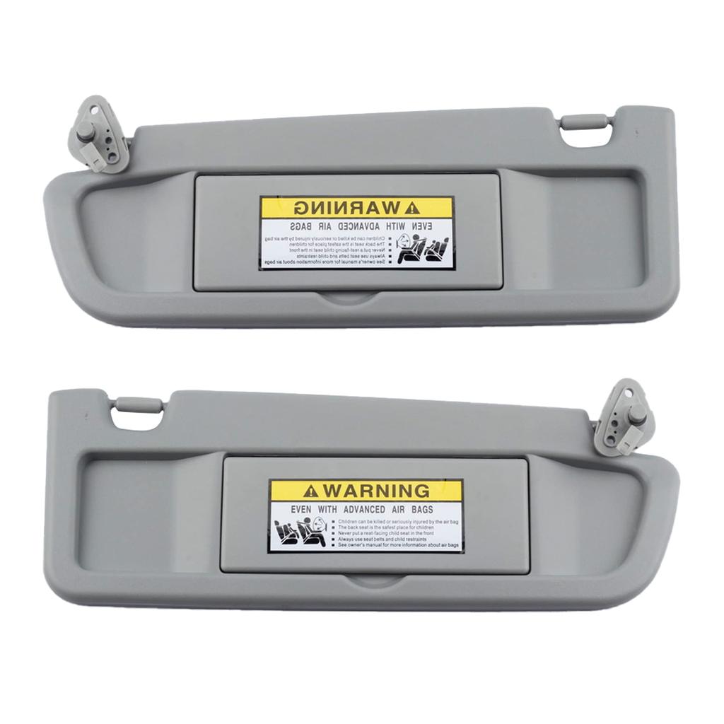 For Honda Civic 2006-2011 Grey Beige Sun Visor with Makeup Mirror 83280-SNA-A01ZC