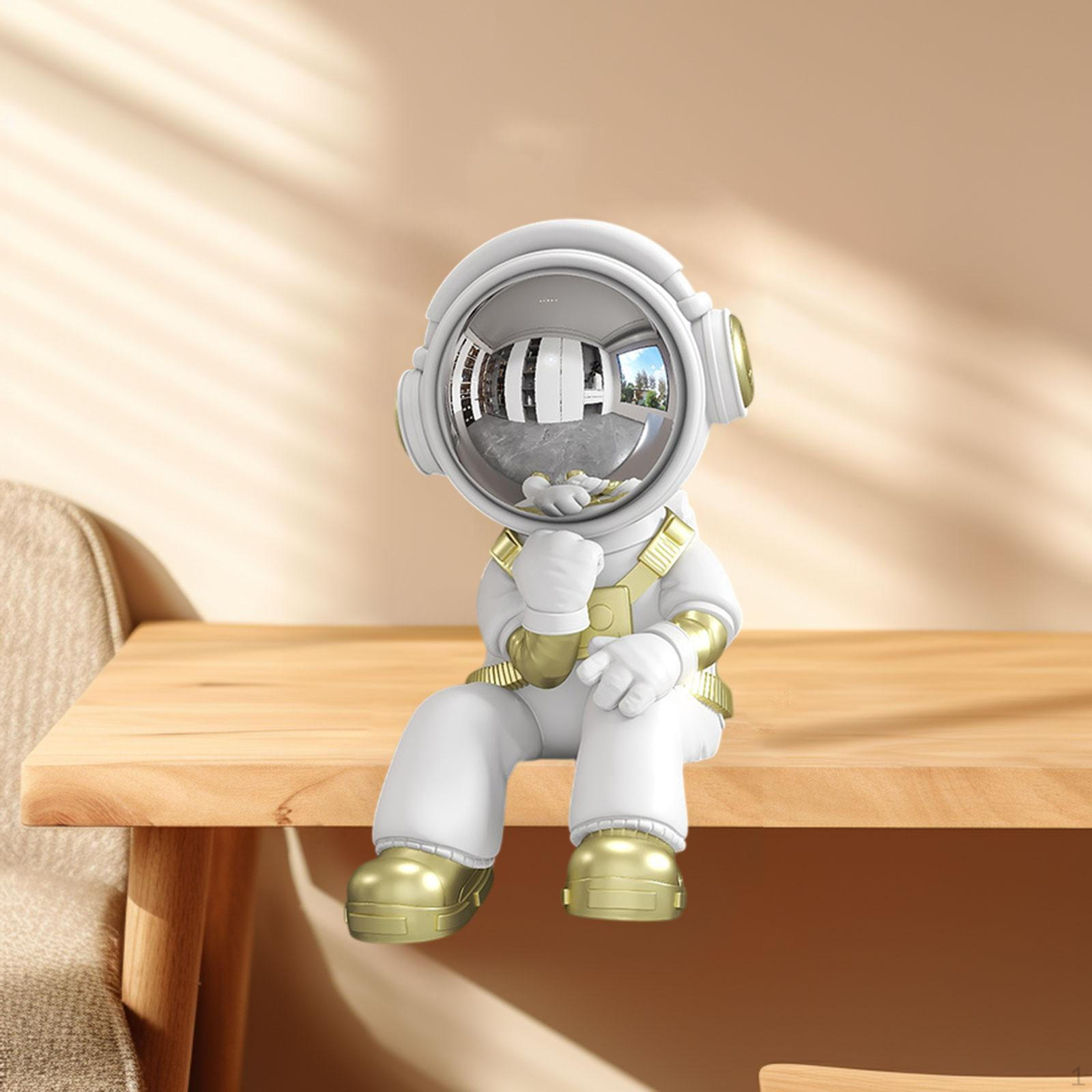 

Фигурка астронавта, коллекционная скульптура для гостиной и стола белый
