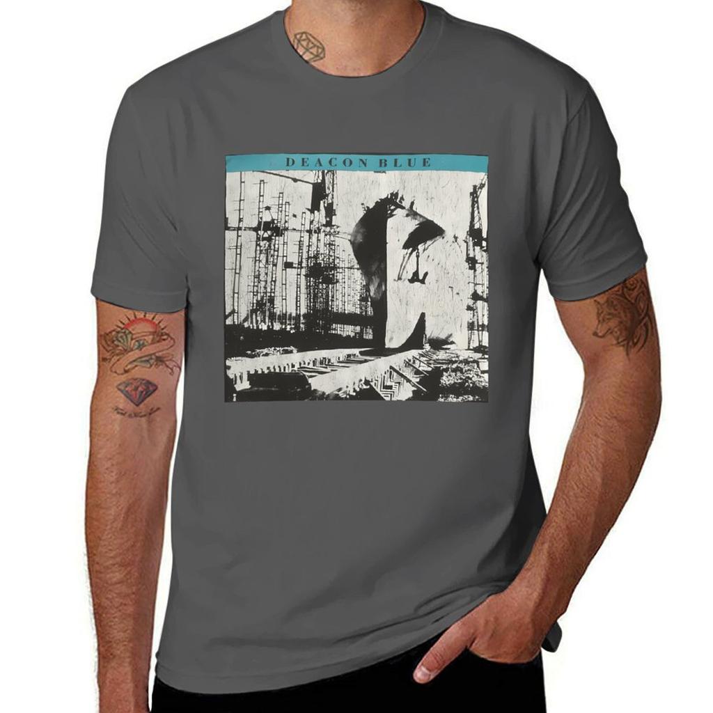 Deacon Blue, Uk Spring Tour, The Deacon Blue, Deacon Blue Art, T-Shirt Blouse Short Sleeve Tee Men Graphic T Shirts