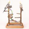 Parrot Bird Playground Chewing Toys Exercise Activity Center, Play Gym Parakeet Stand for