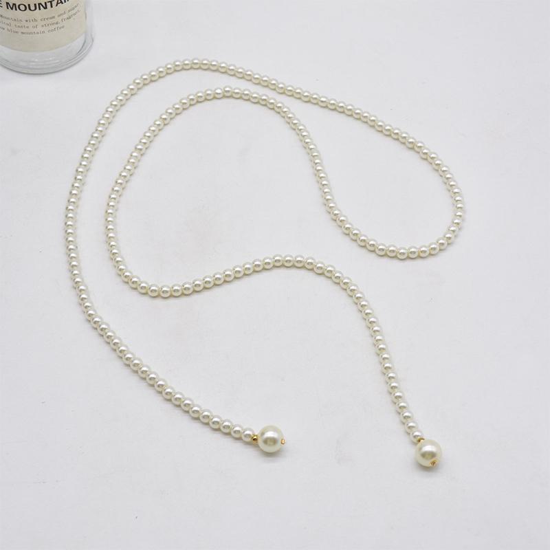 Long Multi Layered Pearl Necklace For Women Temperament Collar Chain Sweater Chain Necklaces Luxury Jewelry Accessories