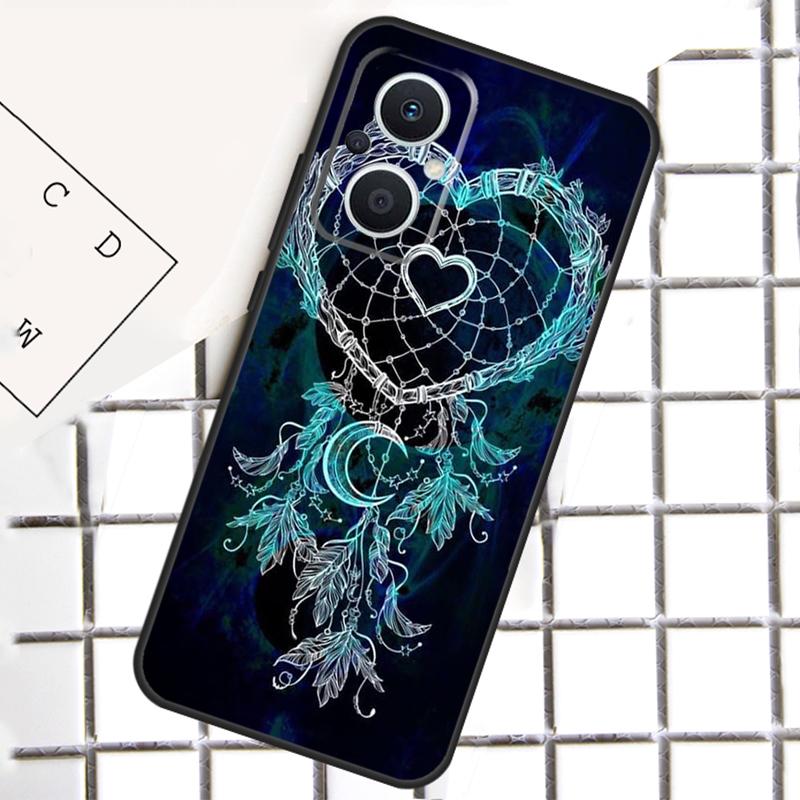 Retro Feather Dreamcatcher Phone Case For OPPO Reno 8T 7 8 Lite 14F 14 13 12 11 F 10 Pro OPPO Find X8 X6 X5 X9 Pro Cover