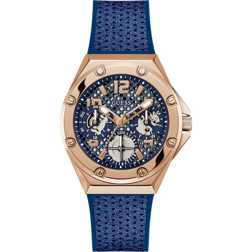 GUESS Sport Blue Silicone Ladies Quartz Watch GW0620L3 синий